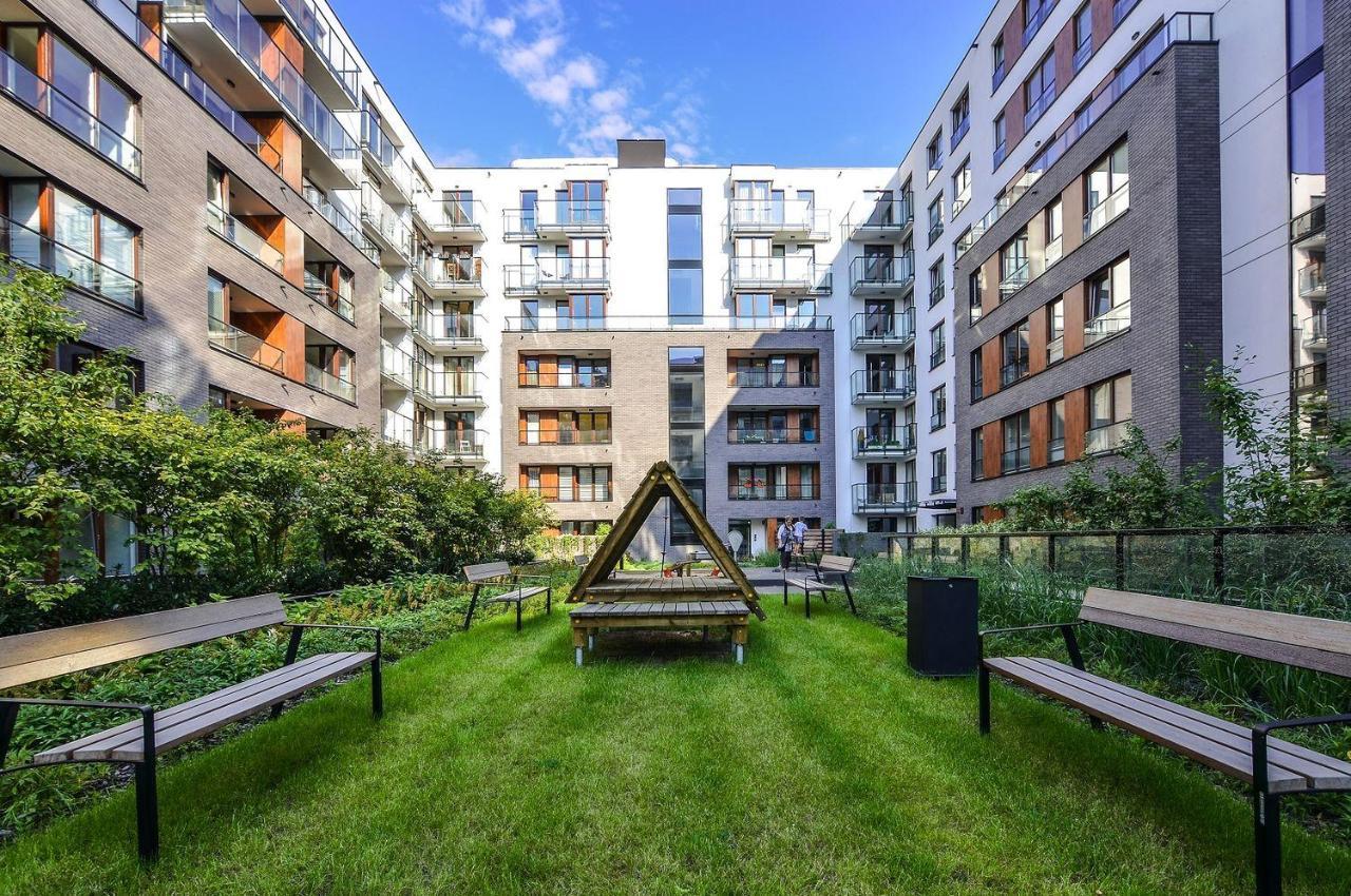 Apartamenty Warszawskie Delux Siedmiogrodzka Warschau Exterior foto